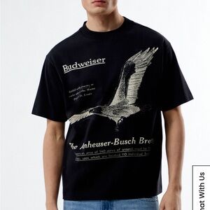 Men's size L Budweiser By PacSun Flight T-Shirt